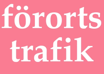 Synonym förortstrafik