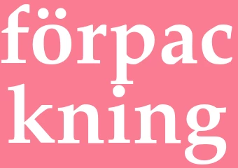 Synonym förpackning