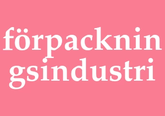 Synonym förpackningsindustri