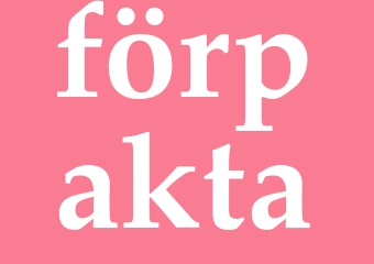 Synonym förpakta