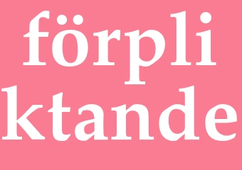 Synonym förpliktande
