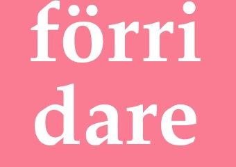 Synonym förridare