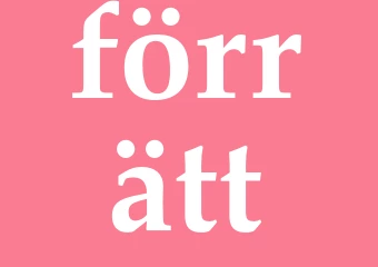 Synonym förrätt