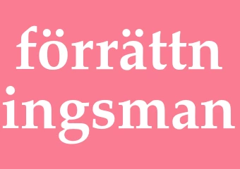 Synonym förrättningsman