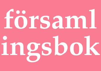 Synonym församlingsbok