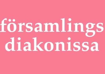 Synonym församlingsdiakonissa