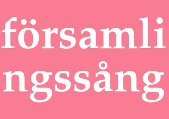 Synonym församlingssång