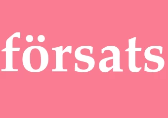 Synonym försats