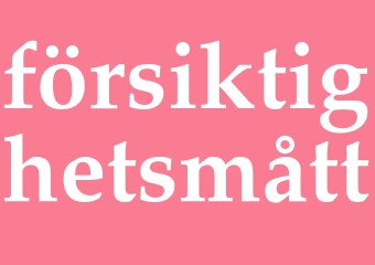 Synonym försiktighetsmått