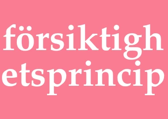 Synonym försiktighetsprincip