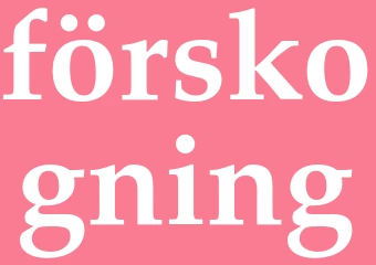 Synonym förskogning