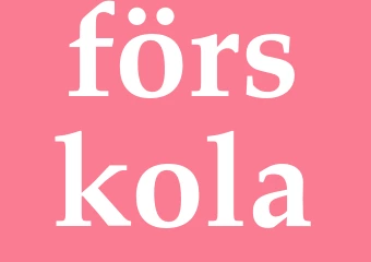 Synonym förskola