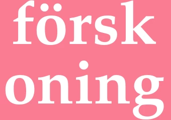 Synonym förskoning