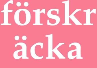 Synonym förskräcka