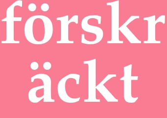 Synonym förskräckt