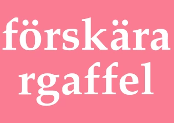 Synonym förskärargaffel