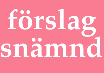 Synonym förslagsnämnd