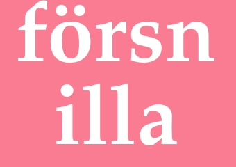 Synonym försnilla