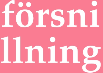 Synonym försnillning