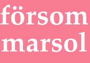 Synonym försommarsol