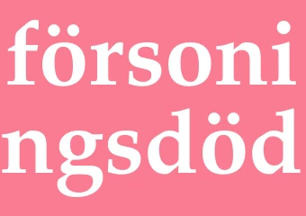 Synonym försoningsdöd