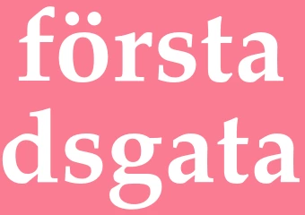 Synonym förstadsgata