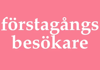 Synonym förstagångsbesökare