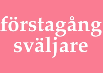 Synonym förstagångsväljare