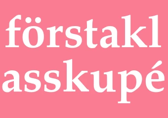 Synonym förstaklasskupé