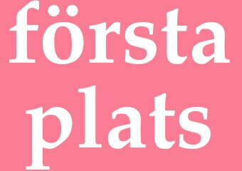 Synonym förstaplats