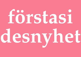 Synonym förstasidesnyhet