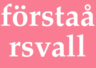 Synonym förstaårsvall