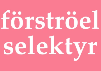 Synonym förströelselektyr