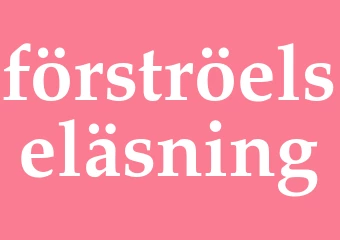 Synonym förströelseläsning