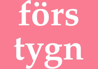 Synonym förstygn