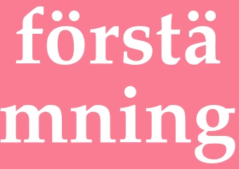 Synonym förstämning