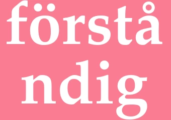 Synonym förståndig