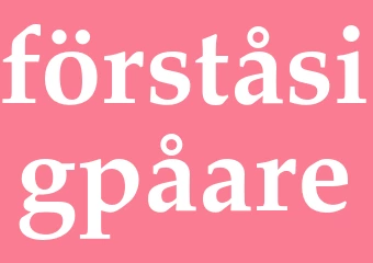 Synonym förståsigpåare