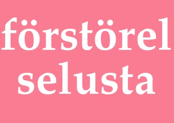 Synonym förstörelselusta