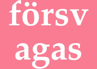 Synonym försvagas