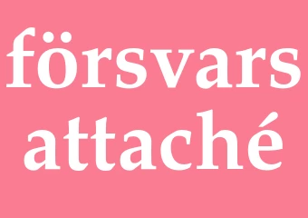 Synonym försvarsattaché
