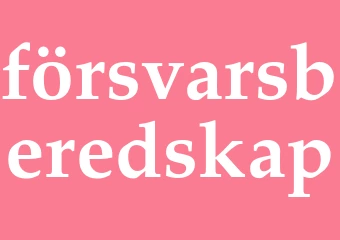 Synonym försvarsberedskap