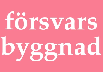 Synonym försvarsbyggnad