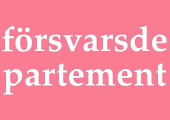 Synonym försvarsdepartement