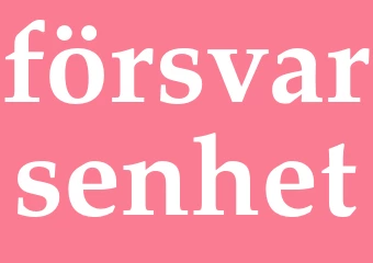 Synonym försvarsenhet