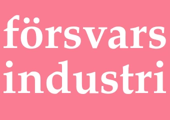 Synonym försvarsindustri