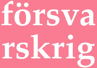 Synonym försvarskrig