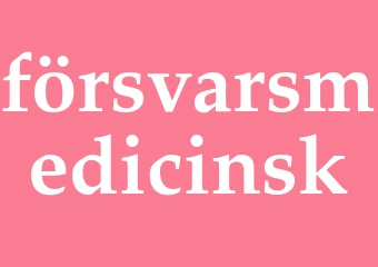 Synonym försvarsmedicinsk