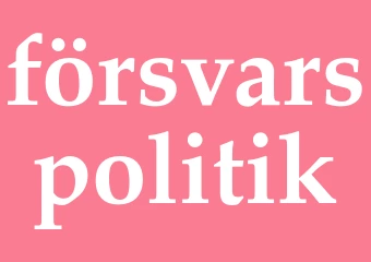 Synonym försvarspolitik