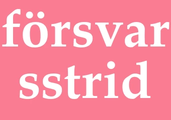 Synonym försvarsstrid